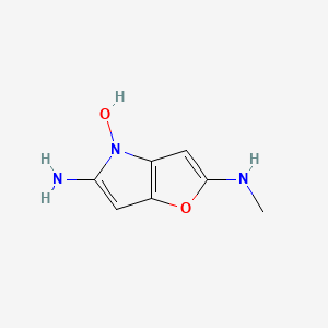 5-Amino-2-(methylamino)-4H-furo[3,2-b]pyrrol-4-ol