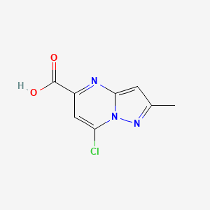 7-Chloro-2-methyl-pyrazolo[1,5-a]pyrimidine-5-carboxylic acid