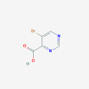 molecular formula C5H3BrN2O2 B1287416 5-溴嘧啶-4-羧酸 CAS No. 64224-60-8