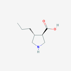 (3R,4R)-4-Propylpyrrolidine-3-carboxylic acid