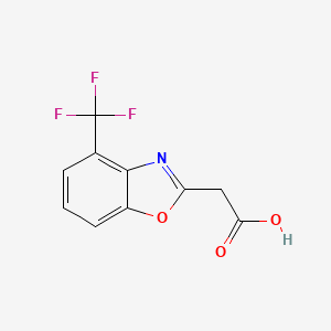 2-(4-(Trifluoromethyl)benzo[d]oxazol-2-yl)acetic acid