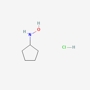 molecular formula C5H12ClNO B1287427 N-环戊基羟胺盐酸盐 CAS No. 60568-18-5