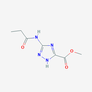 Methyl 3-propionamido-1H-1,2,4-triazole-5-carboxylate