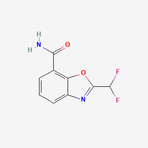 2-(Difluoromethyl)benzo[d]oxazole-7-carboxamide