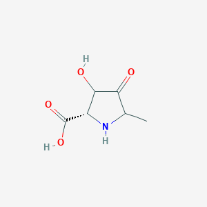 (2S)-3-Hydroxy-5-methyl-4-oxopyrrolidine-2-carboxylic acid