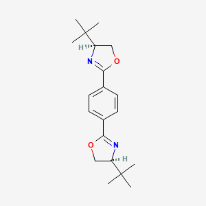 1,4-Bis((S)-4-(tert-butyl)-4,5-dihydrooxazol-2-yl)benzene