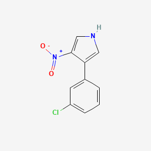 3-(3-chlorophenyl)-4-nitro-1H-pyrrole