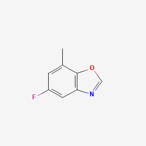 5-Fluoro-7-methyl-1,3-benzoxazole