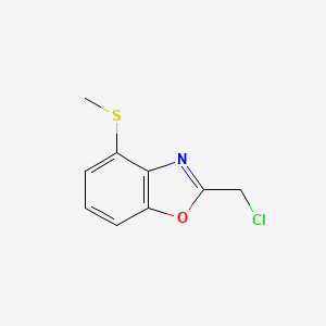 2-(Chloromethyl)-4-(methylthio)benzo[d]oxazole