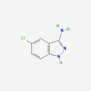 molecular formula C7H6ClN3 B1287449 3-Amino-5-chloro-1H-indazole CAS No. 5685-72-3