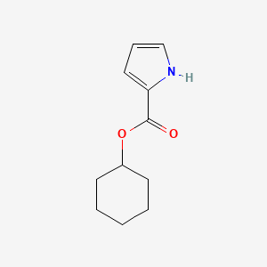 molecular formula C11H15NO2 B12874524 Cyclohexyl 1H-pyrrole-2-carboxylate CAS No. 685563-26-2