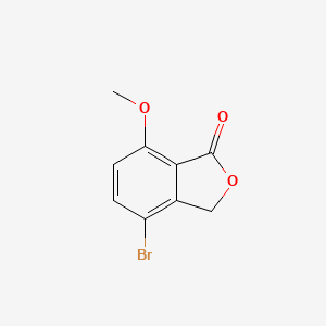 molecular formula C9H7BrO3 B12874542 4-Bromo-7-methoxy-2-benzofuran-1(3H)-one CAS No. 130662-48-5