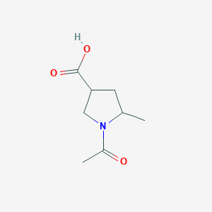 1-Acetyl-5-methylpyrrolidine-3-carboxylic acid