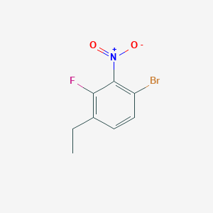 1-Bromo-4-ethyl-3-fluoro-2-nitrobenzene