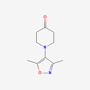 1-(3,5-Dimethylisoxazol-4-yl)piperidin-4-one