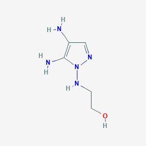 2-((4,5-Diamino-1H-pyrazol-1-yl)amino)ethanol