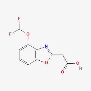 2-(4-(Difluoromethoxy)benzo[d]oxazol-2-yl)acetic acid