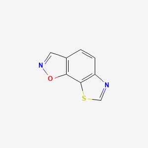 molecular formula C8H4N2OS B12874745 [1,3]thiazolo[4,5-g][1,2]benzoxazole 