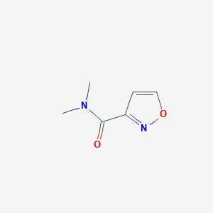 molecular formula C6H8N2O2 B12874747 N,N-dimethylisoxazole-3-carboxamide 