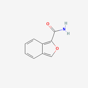 molecular formula C9H7NO2 B12874768 1-Isobenzofurancarboxamide CAS No. 389126-45-8