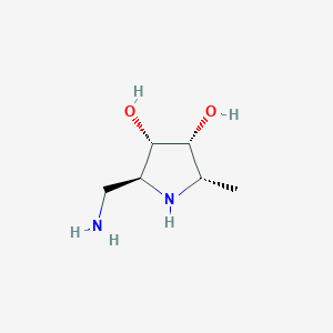 (2S,3S,4R,5S)-2-(Aminomethyl)-5-methylpyrrolidine-3,4-diol