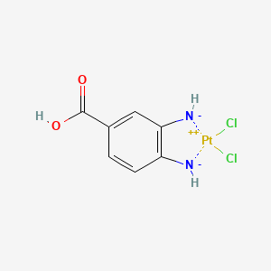 cis-Dichloro(3,4-diaminobenzoic acid)platinum(II)