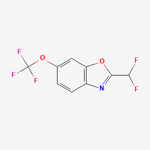 2-(Difluoromethyl)-6-(trifluoromethoxy)benzo[d]oxazole