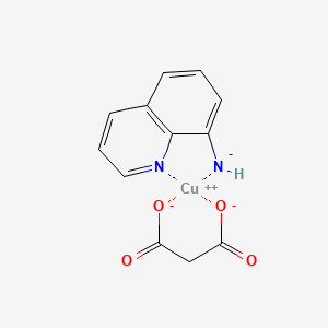 [Propanedioato(2-)-O,O'](8-quinolinamine-N1,N8)copper