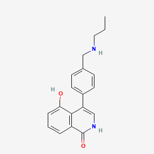 5-Hydroxy-4-(4-((propylamino)methyl)phenyl)isoquinolin-1(2H)-one