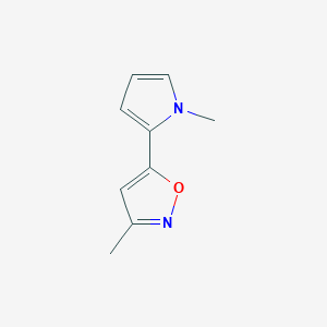 3-Methyl-5-(1-methyl-1h-pyrrol-2-yl)isoxazole