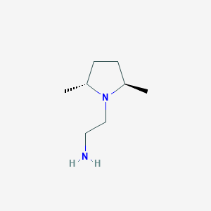 2-((2R,5R)-2,5-Dimethylpyrrolidin-1-yl)ethanamine