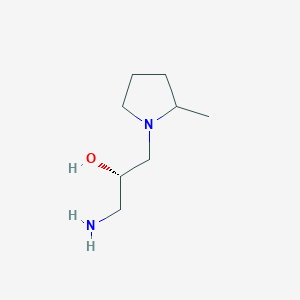 (2S)-1-Amino-3-(2-methylpyrrolidin-1-yl)propan-2-ol