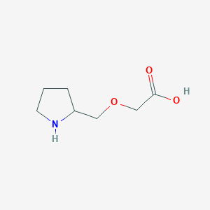 molecular formula C7H13NO3 B1287499 (2-吡咯烷基甲氧基)乙酸 CAS No. 1330756-21-2