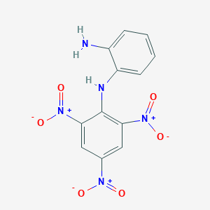 molecular formula C12H9N5O6 B012875 N-(2,4,6-Trinitrophenyl)-O-phenylenediamine CAS No. 105049-03-4