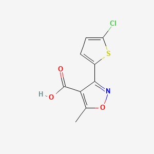 3-(5-Chloro-2-thienyl)-5-methylisoxazole-4-carboxylic acid