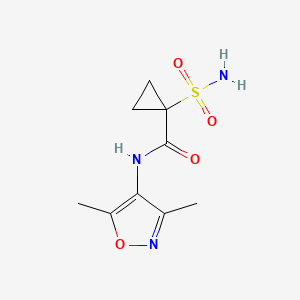 N-(3,5-Dimethylisoxazol-4-yl)-1-sulfamoylcyclopropanecarboxamide