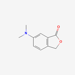 molecular formula C10H11NO2 B12875109 6-Dimethylaminophthalide CAS No. 65399-10-2