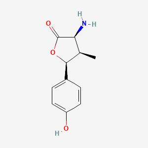 (3S,4R,5S)-3-Amino-5-(4-hydroxyphenyl)-4-methyldihydrofuran-2(3H)-one