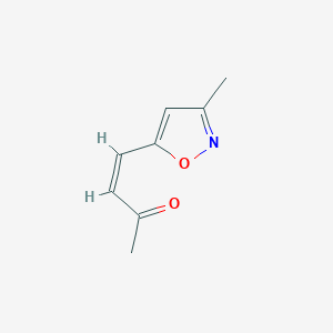 molecular formula C8H9NO2 B12875120 (Z)-4-(3-Methylisoxazol-5-yl)but-3-en-2-one 