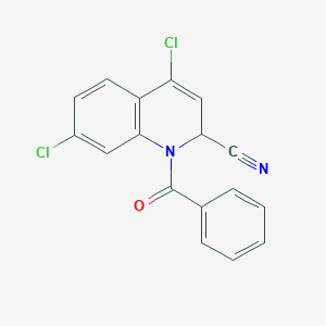 1-Benzoyl-4,7-dichloro-1,2-dihydroquinoline-2-carbonitrile