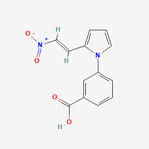 3-[2-[(E)-2-nitroethenyl]pyrrol-1-yl]benzoic acid