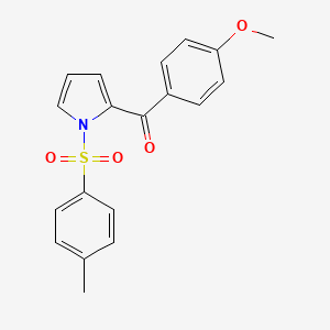 (4-Methoxyphenyl)[1-(4-methylbenzene-1-sulfonyl)-1H-pyrrol-2-yl]methanone