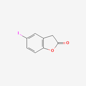 molecular formula C8H5IO2 B12875276 5-Iodobenzofuran-2(3H)-one 