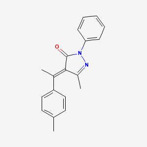 3-Methyl-1-phenyl-4-(1-(p-tolyl)ethylidene)-1H-pyrazol-5(4H)-one