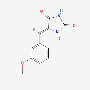 (5Z)-5-(3-methoxybenzylidene)imidazolidine-2,4-dione