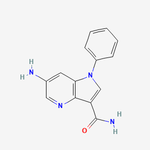 6-Amino-1-phenyl-1H-pyrrolo[3,2-b]pyridine-3-carboxamide