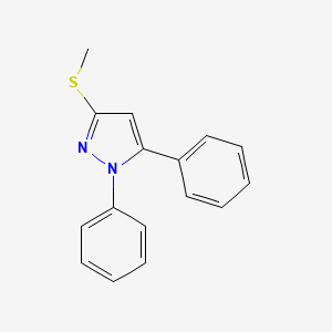 1,5-Diphenyl-3-methylthio-1H-pyrazole