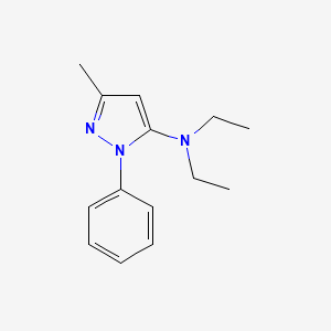 1H-Pyrazol-5-amine, N,N-diethyl-3-methyl-1-phenyl-