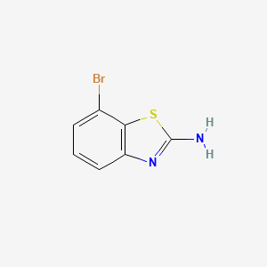 molecular formula C7H5BrN2S B1287554 7-溴-1,3-苯并噻唑-2-胺 CAS No. 20358-05-8