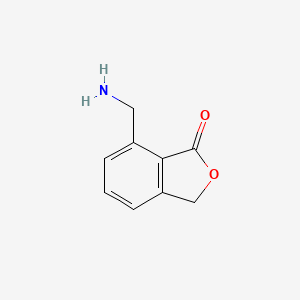 molecular formula C9H9NO2 B12875561 7-(Aminomethyl)isobenzofuran-1(3H)-one 